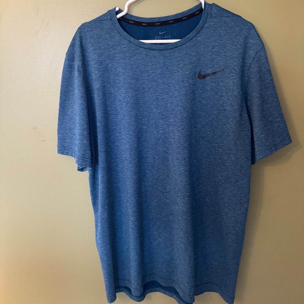 Nike Dri-Fit Training T-Shirt, Blue, Size Men's XL